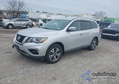 2017 Nissan Pathfinder S из США, поврежденный, VIN 5N1DR2MM3HC677422